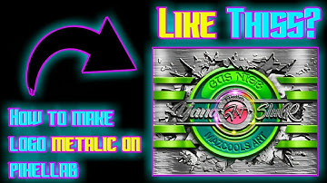 Tutorial Cara Membuat Logo 3D Metal & Metalic Di Pixellab #29 | PixelLab Indonesia