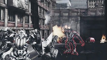 Sideswipe Transformers Dark Of The Moon Game Mission 2 Slow Motion, Abilities, & Weapon Mods(DOTM)p1