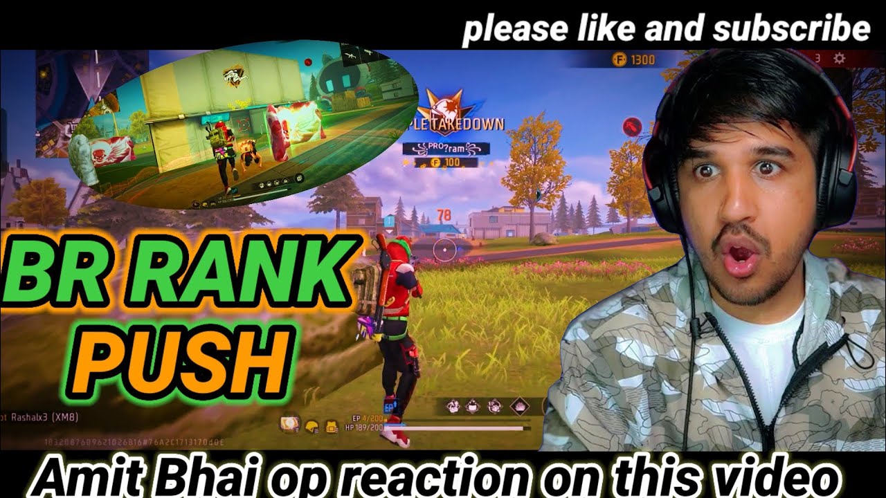 Br Rank Push Gameplay Video 💪 || Free Fire Op Gameplay Reaction Video ...