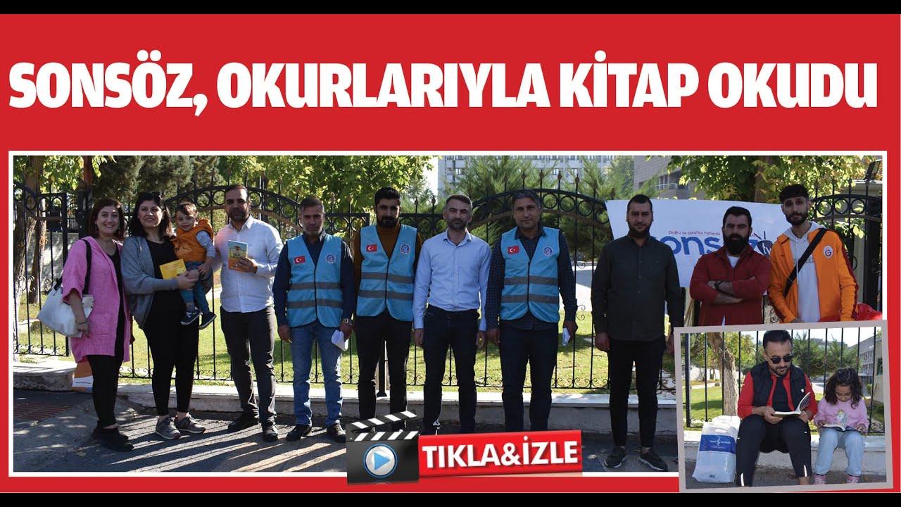 Sons&ouml;z, okurlarıyla kitap okudu