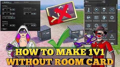 How To Make 1v1 No Room Card Without Dynamic Setting  Wow Map 1v1 Without Room Card Pubg mobile