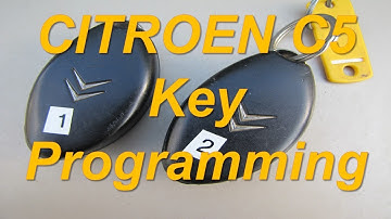 Citroen C5   How to Program Keys with Lexia 3 Citroen Remote Key Fob Reprogramming Key Chip Recode