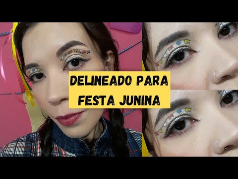 como fazer maquiagem de festa junina passo a passo com deliniado