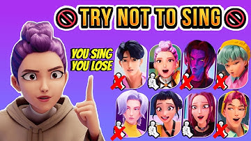 PROBEER NIET TE ZINGEN EN DANSEN ~ Raad KPop Demon Hunters-personage op nummer ~ Soda Pop, Your I...