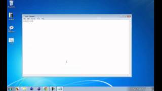 How to make a CMD in Notepad