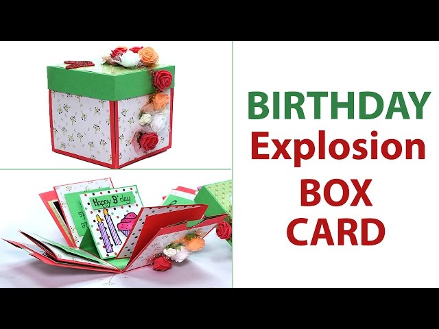 Explosion Box Tutorial / DIY Explosion Box/How to Make Explosion