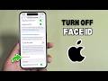 How To Turn Off Face ID On iPhone (2026)