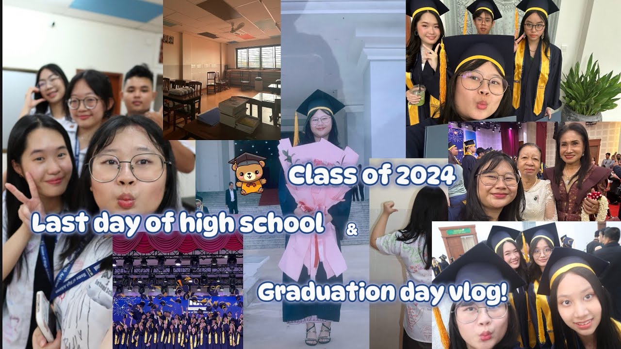 Last day of highschool/ Graduation day vlog! 😢😢 - YouTube