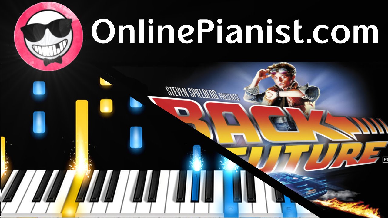 Back To The Future Theme - Easy Piano Tutorial - How to play - Alan