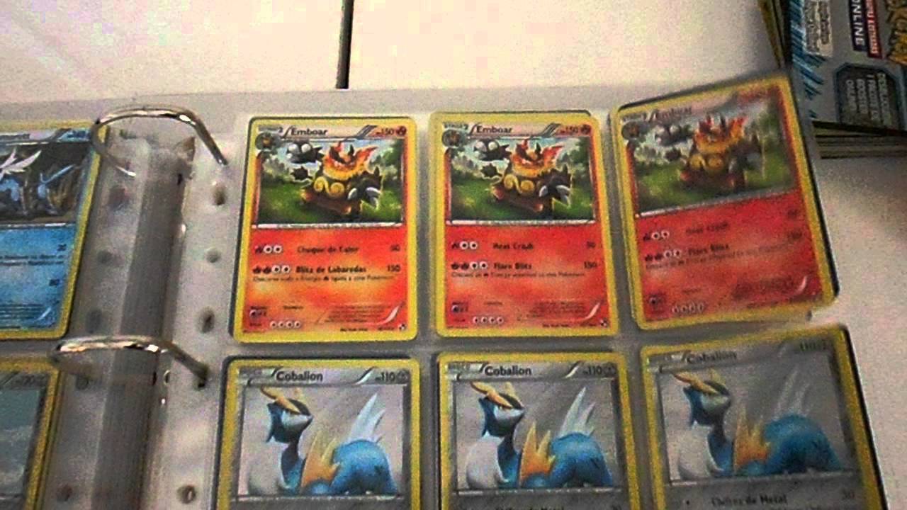 Lord mostra uma das pastas de pokémon TCG YouTube