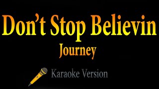 Journey - Don't Stop Believin' (Karaoke)