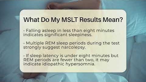 What Do My MSLT Results Mean? - Sleep Apnea Support Network