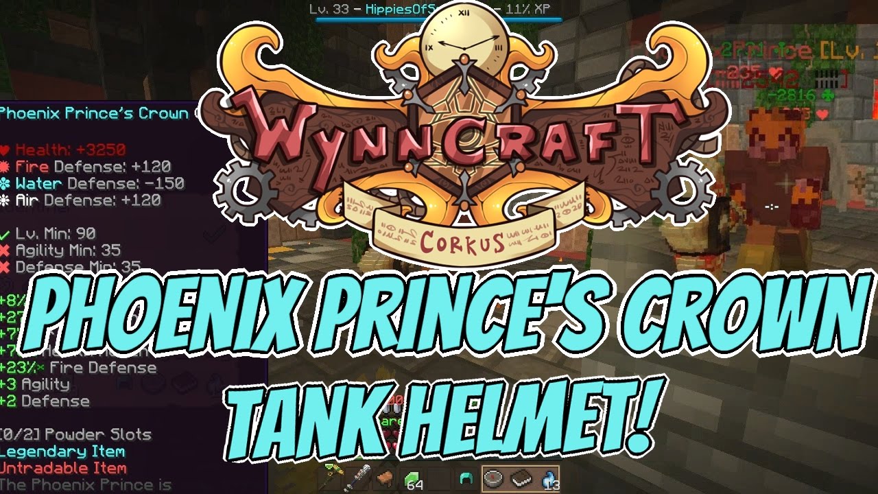 Wynncraft 1.16 Ancient Avos City + Phoenix Prince Helmet! (Corkus