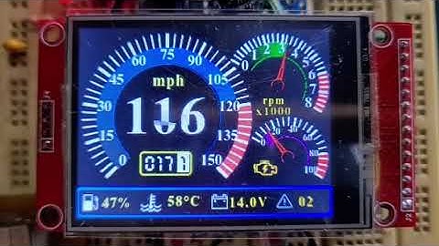 Arduino OBD Car Gauge (ELM327 + ESP32)