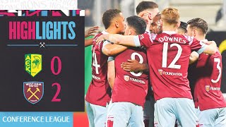Aek Larnaca 0-2 West Ham Antonio Brace Secures First Leg Win Europa Conference League Highlights