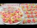 KUE KERING LEBARAN 2022 semprit bunga Cara membuat kue semprit bunga 3 bahan