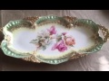 Estate Sale Garage Sale Thrift Store Finds #1:  Antique China RS Prussia and Glass