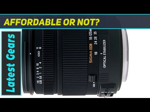 Sigma 18-125mm f/3.8-5.6 AF DC OS HSM Zoom Lens Review - YouTube