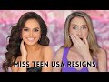 MISS TEEN USA resigns (A Historic Moment)