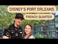 Walt disney world port orleans french quarter  rooms grounds pools and beignets