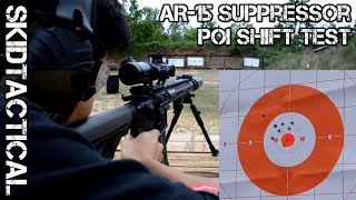 AR-15 Suppressor POI Shift Test