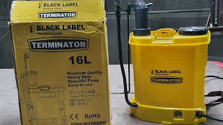 BLACK LABEL TERMINATOR electric sprayer by Terroy TV 135 views 1 month ago 7 minutes, 47 seconds