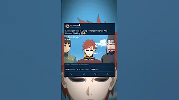 Gaara S Gift For Naruto Wedding Gaara Will Dance Sand Samba Anime Viral Naruto Gaara 