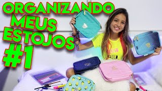 ORGANIZANDO MEU ESTOJO para VOLTA AS AULAS - parte 1 - YouTube