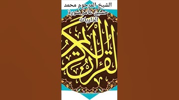 الشيخ المرحوم محمد حسين عامر سورة الذاريات @abwshayifjaber7