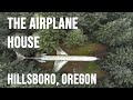 Airplane House, Hillsboro Oregon. 727 home (Drone)