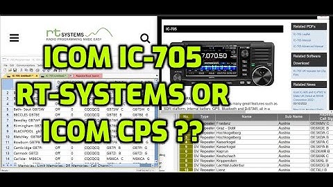 ICOM 705 RT-Systems or ICOM Programming Software ??