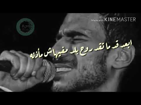 اغنيه اكسر اخر لمبه في اوضه ضلمه و قول مش انا