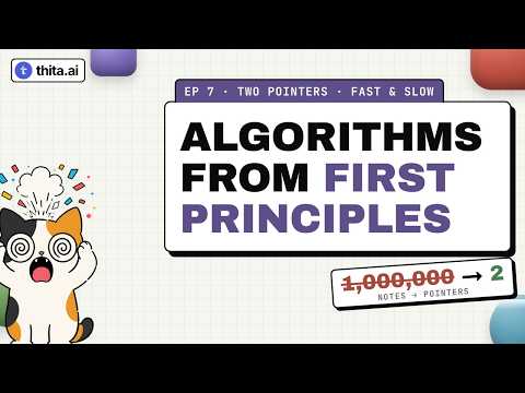 Fast & Slow Pointers from First Principles | Linked List Cycle (Floyd's) | DSA 99 Patterns Ep 7