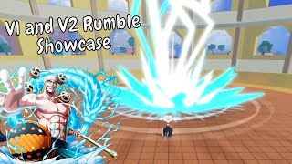 RUMBLE SHOWCASE IN BLOX FRUITS (GORO GORO NO Mi) 