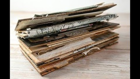 Tabbinding junk journal with Tim Holtz products - A flip through video (SOLD)