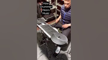 How Does A Drummer Hears Music? With A Metronome!