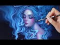 I tried painting without using any references 🎨 OIL PAINTING TIME LAPSE