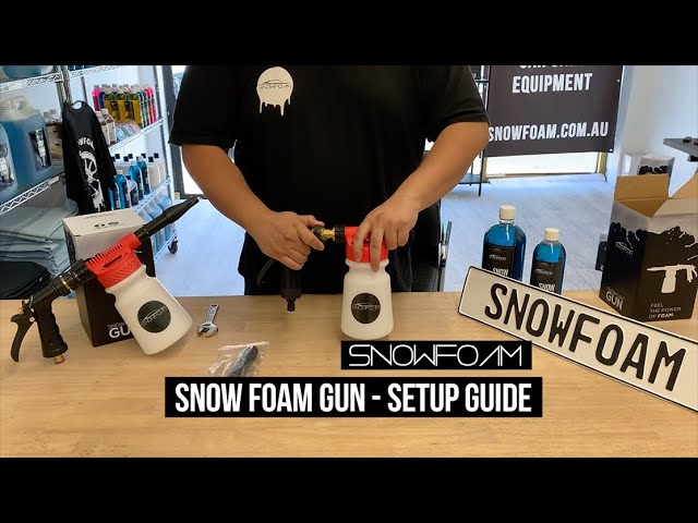 How to Use a Foam Gun or Foam Cannon for Car Washing – Quik Tips