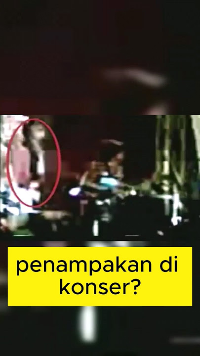 penampakan sosok hantu di konser dmasiv? 😱😨😰