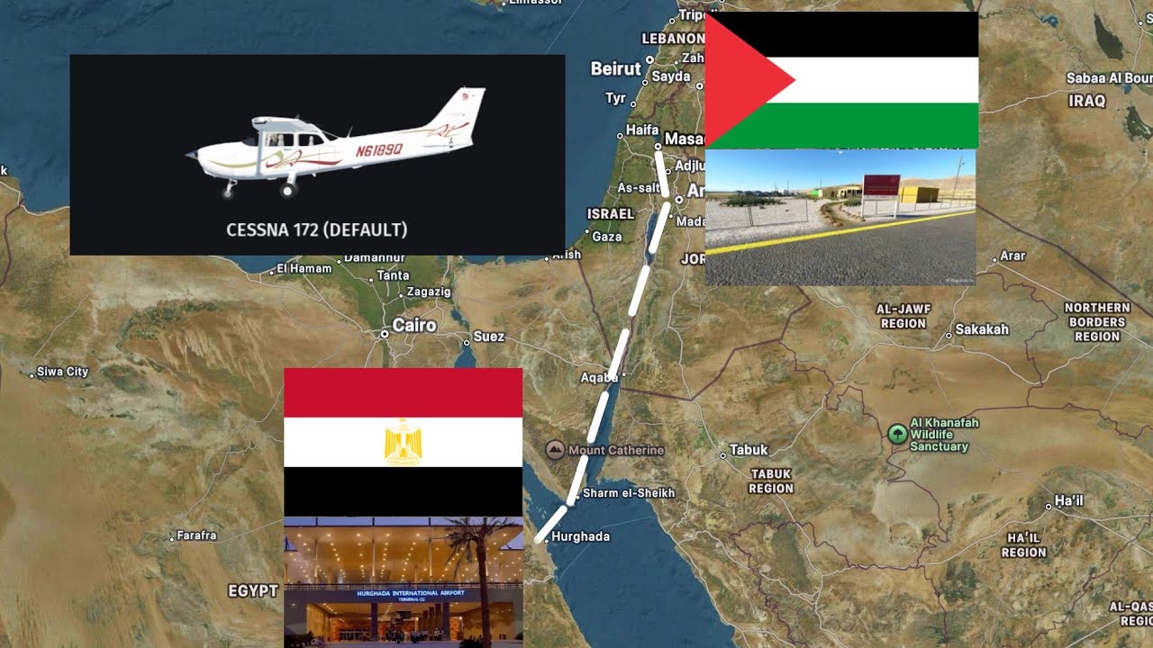 Masada, Palestine to Hurghada - (LLMZ-HEGN)- 21/9/2027