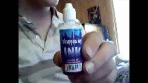 Dave's Invisible Ink Accident