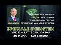 Speciale diensten met evangelist jonkhout  vrijdagavonddienst 12 januari 2024  de deur schiedam