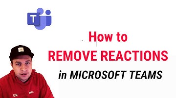 How to REMOVE REACTION in MICROSOFT TEAMS?