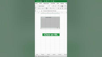 Use This Hack to Remove Gridlines From A Specific Set of Data in Excel! #excel #exceltutorial