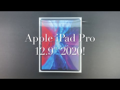 Apple iPad Pro 12 9    Apple Pencil 2 Unboxing  2020