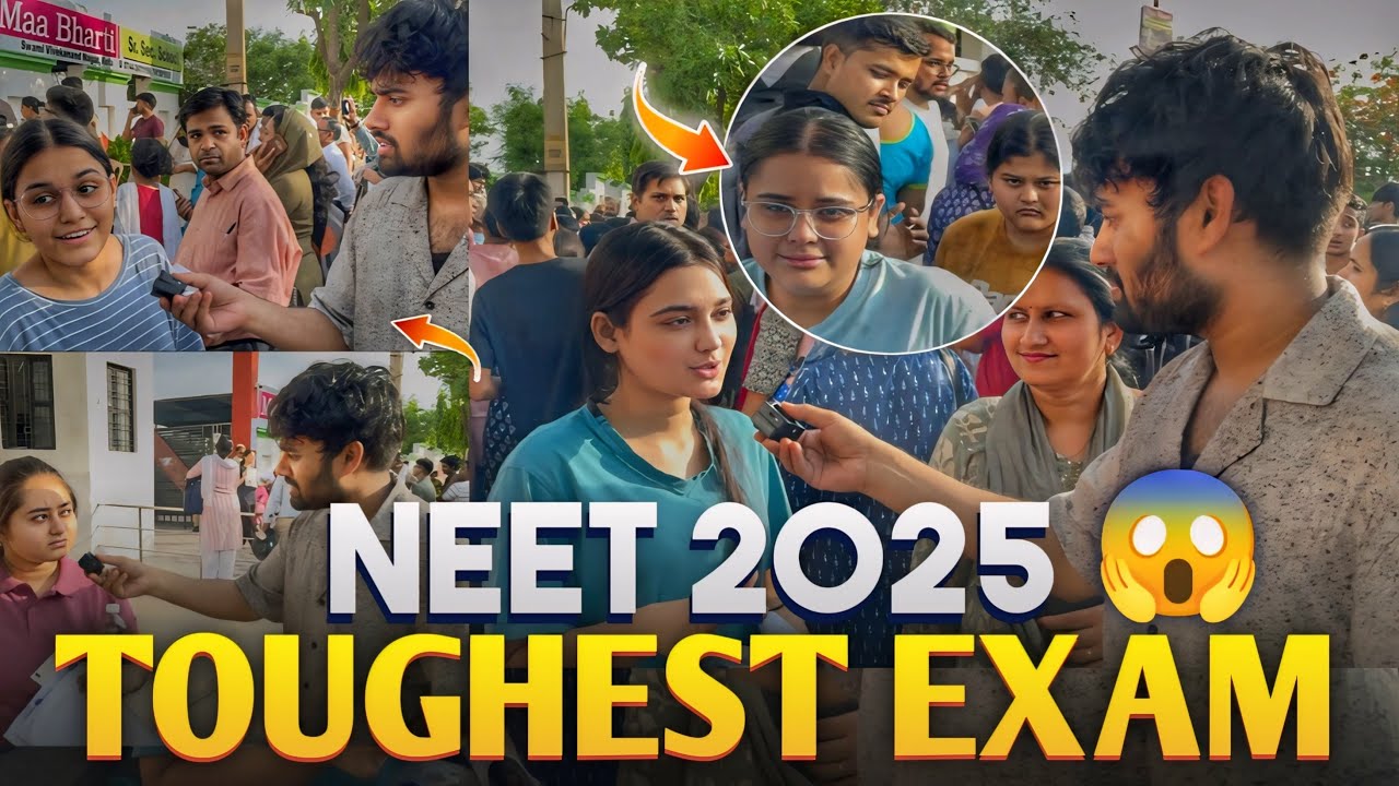 NEET 2025 Exam Review Toughest Paper Of NEET 2025 NEET EXAM Reaction video Student Crying After exam