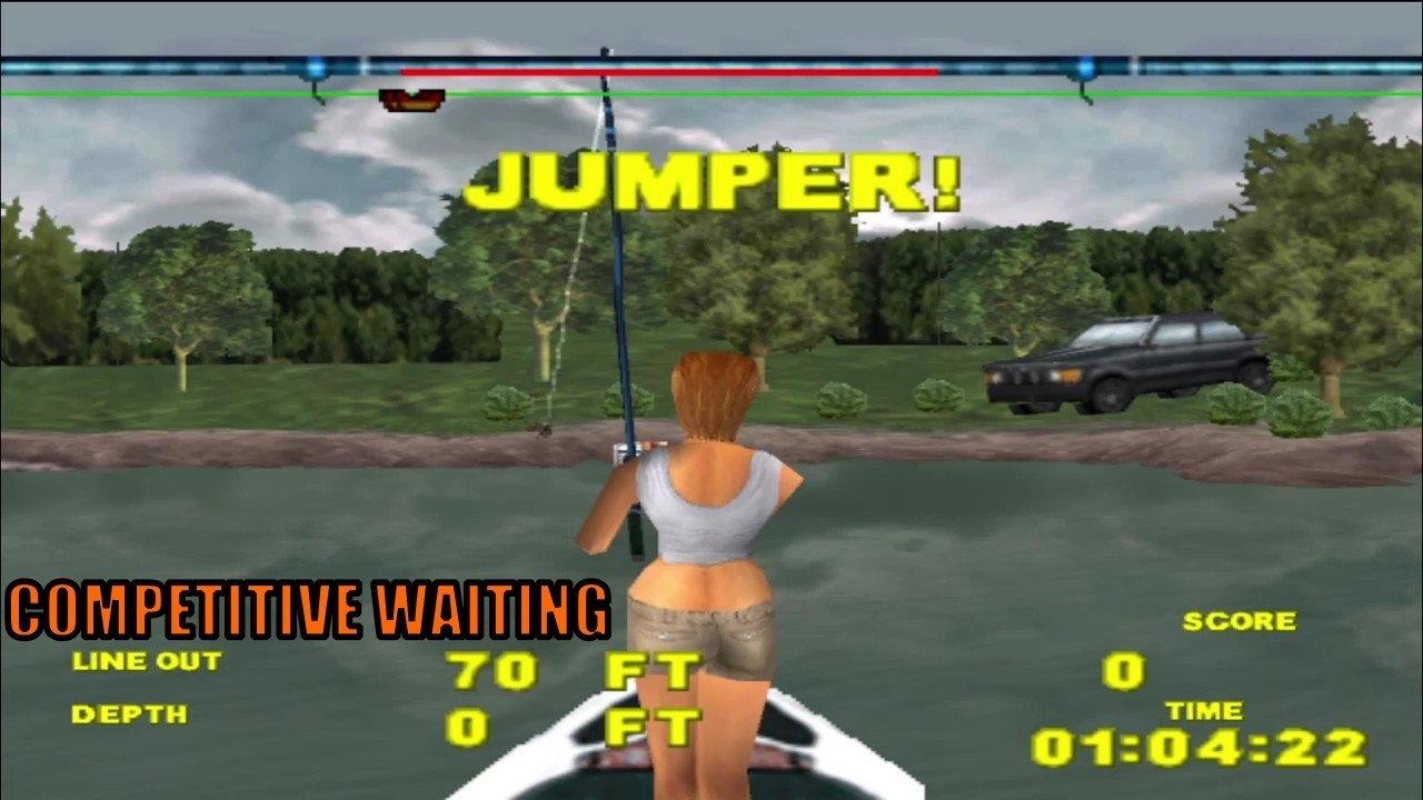 Competitive Waiting Simulator | Big Bass Fishing (PS1)