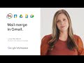 Mail merge in gmail