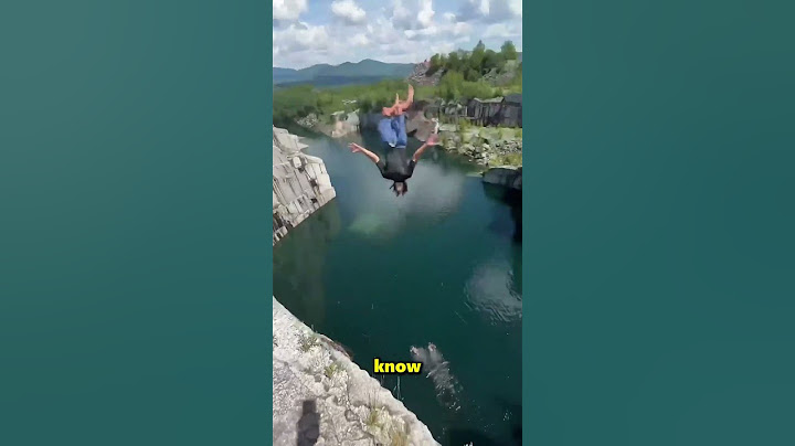 Why Do They Throw Stones Into The Water Before Jumping? 🤔