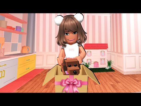 Olives First Sleepover With Her Cousin Poppy Bloxburg Family Roblox Roleplay Youtube - brown hair w olives roblox